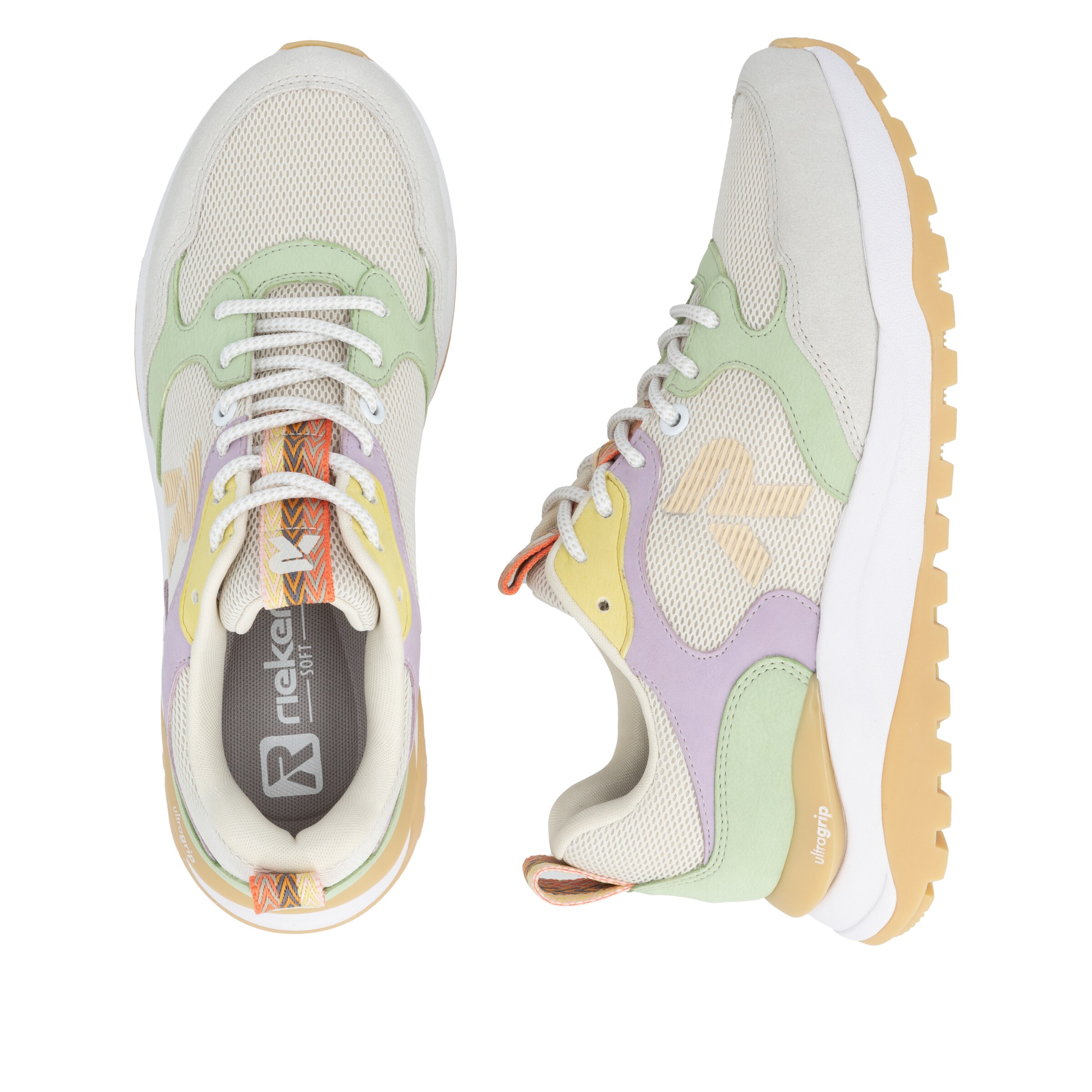 Rieker Sneakers laag in Beige