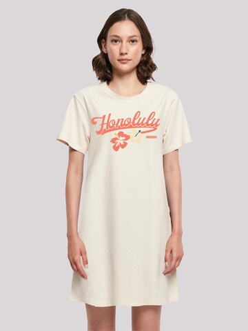 F4NT4STIC Kleid 'Honolulu' in Beige: predná strana