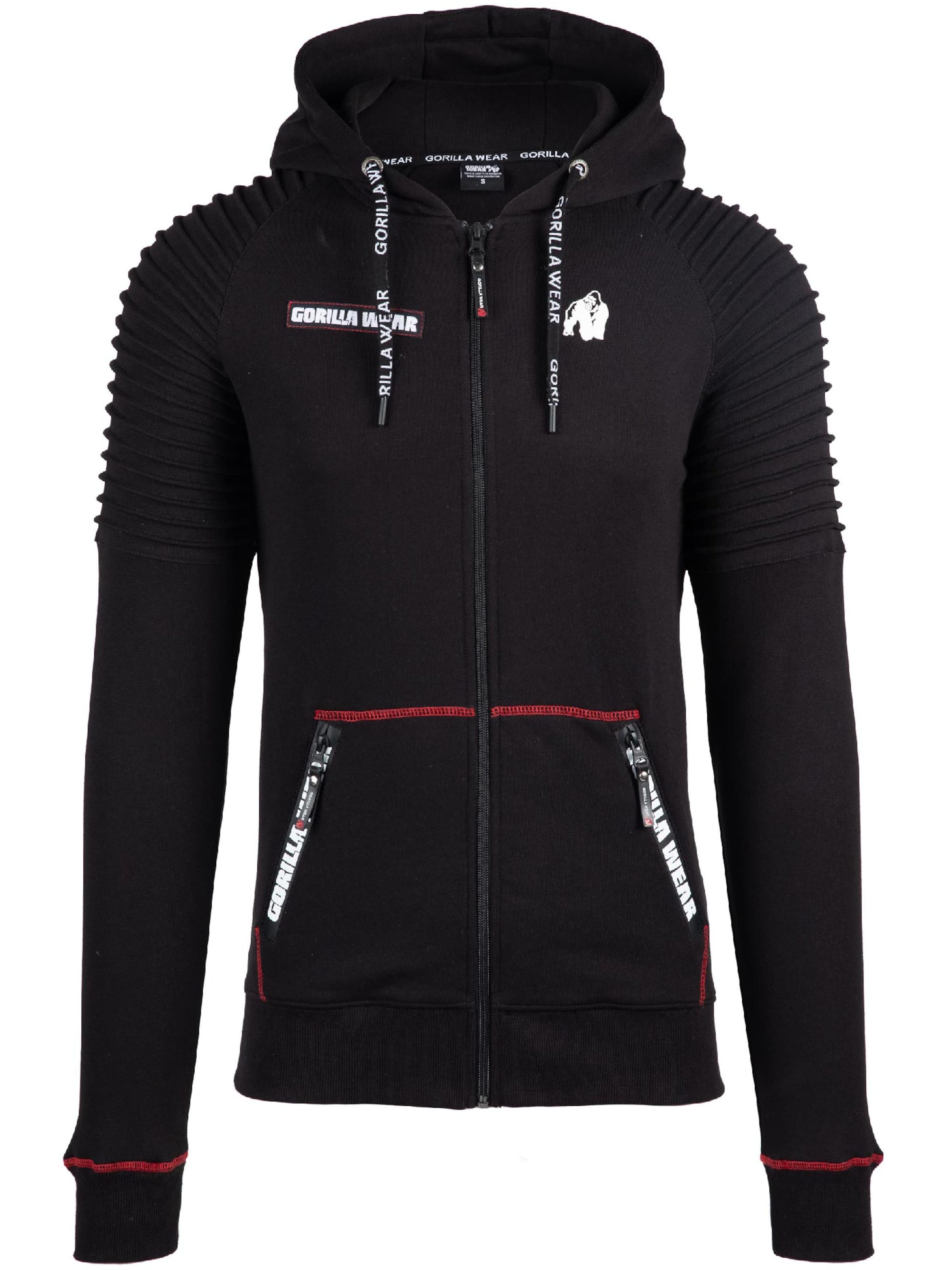 Sweat de sport 'Georgia ' Gorilla Wear en noir : devant