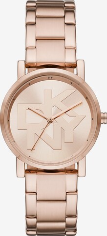 Montre à affichage analogique DKNY en rose : devant