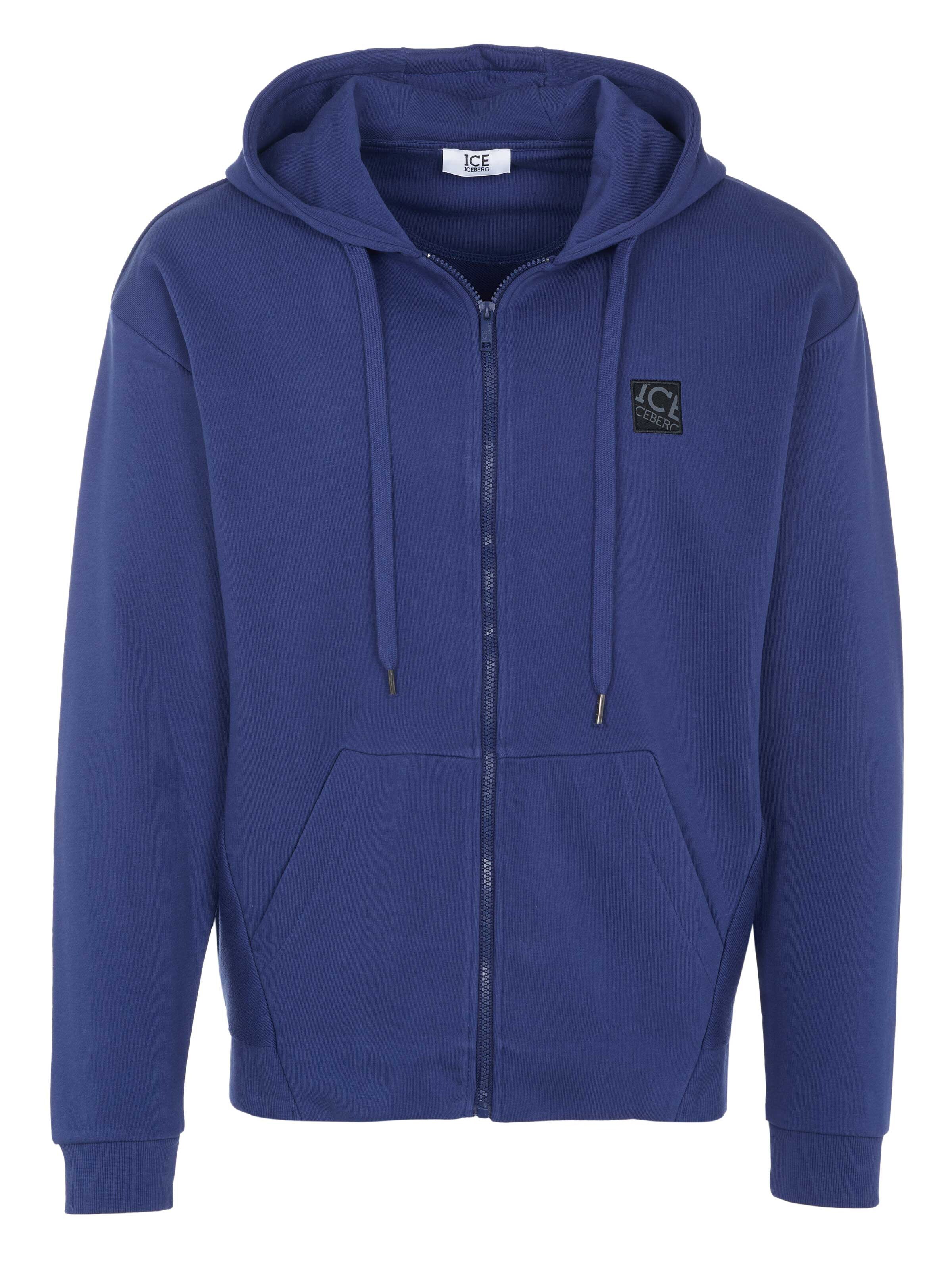 Giacca di felpa 'Iceberg Pullover' di ICEBERG in blu: frontale