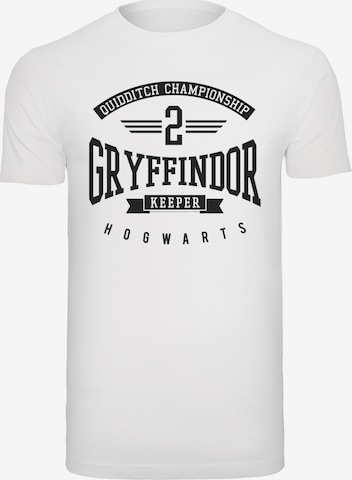\'Harry ABOUT Keeper\' YOU in Gryffindor Weiß | T-Shirt F4NT4STIC Potter