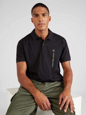 Calvin Klein Jeans Poloshirt in Schwarz