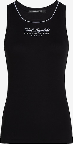 Karl Lagerfeld Toppi 'Hotel' värissä musta: etupuoli