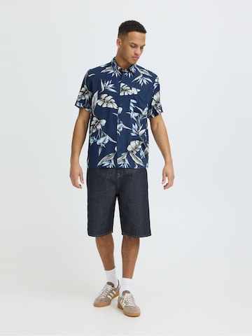 Fit confort Chemise ' BHAmelo Floral ' BLEND en bleu