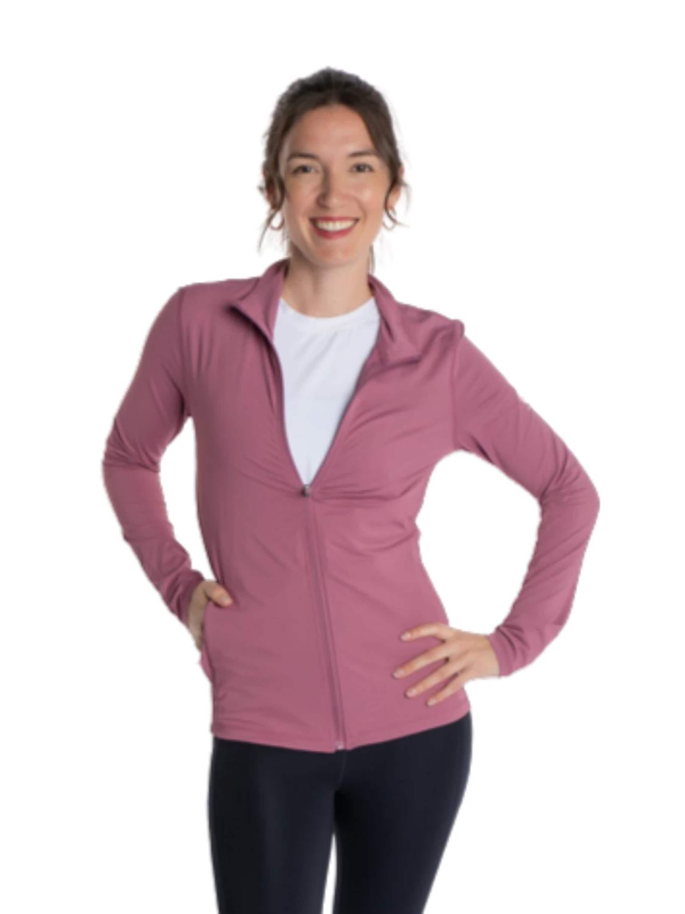 mymotus Trainingsjack in Lila: voorkant