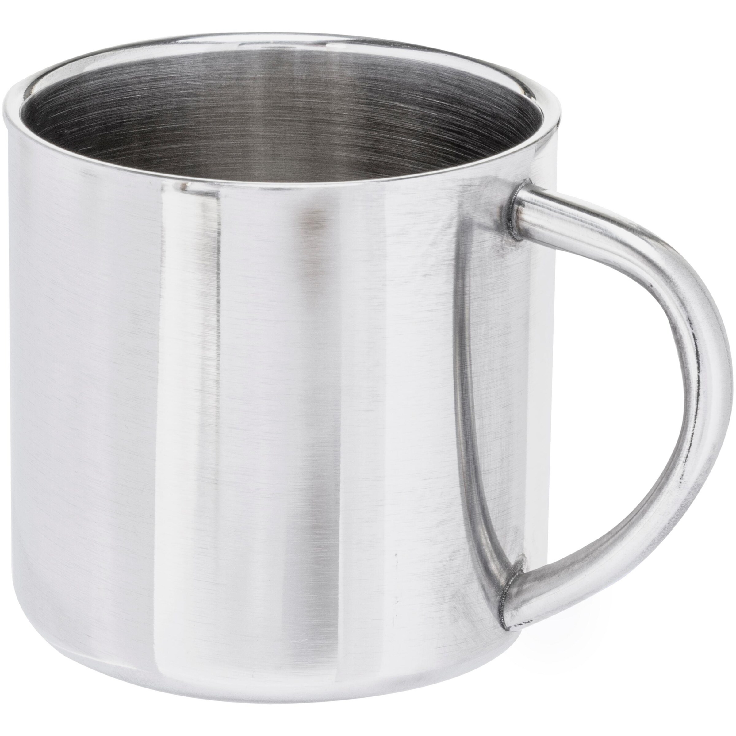 Basic Nature Drinking Bottle 'DeLuxe' in Silver: front