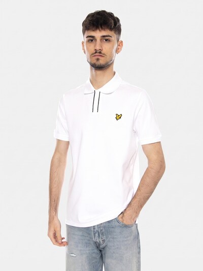Lyle & Scott Shirt 'PLACKET TIPPED POLO SHIRT' in S in White, Item view
