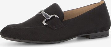 GABOR Classic Flats in Black: front