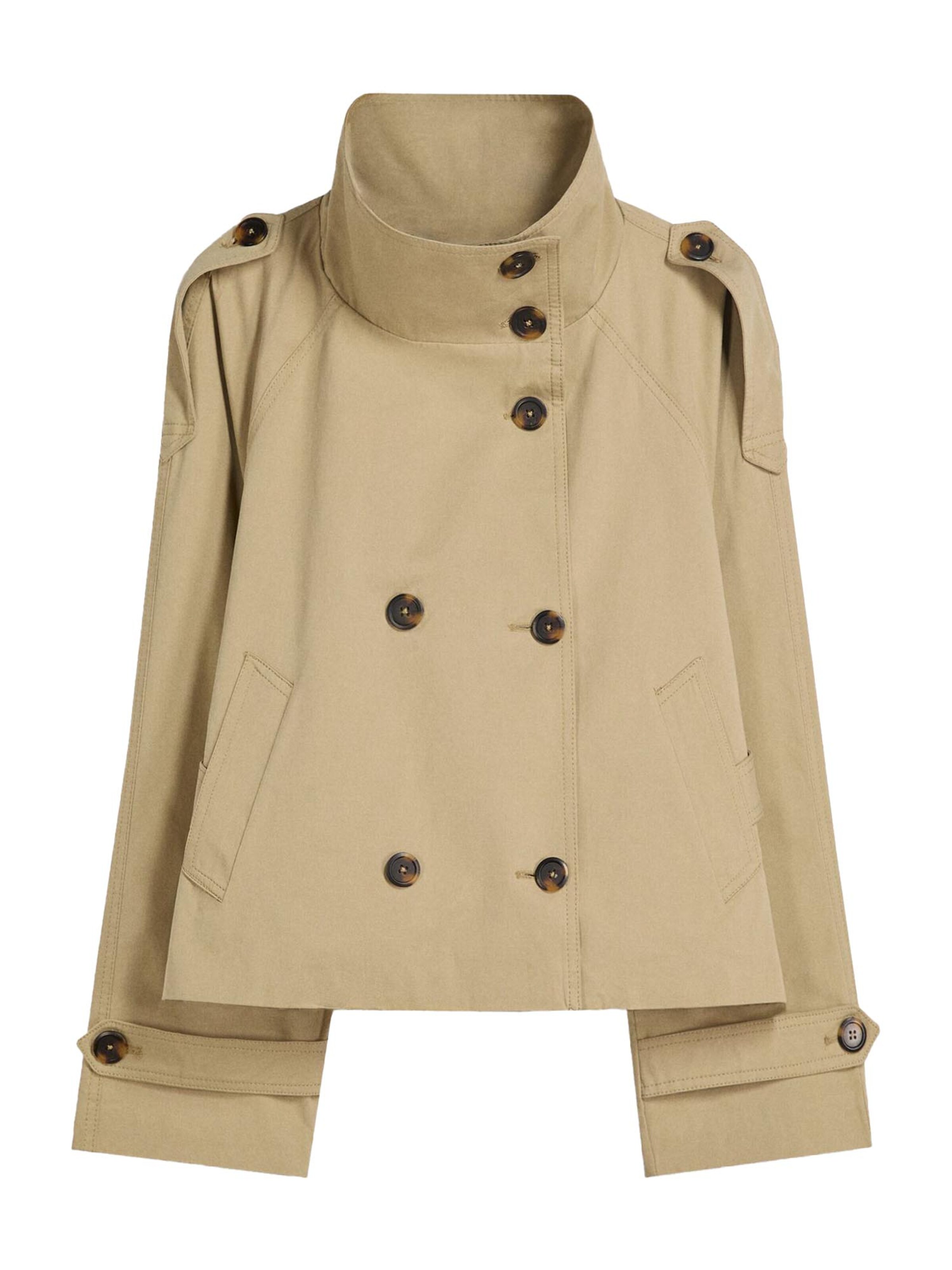 Bershka Övergångsjacka i beige, Produktvy