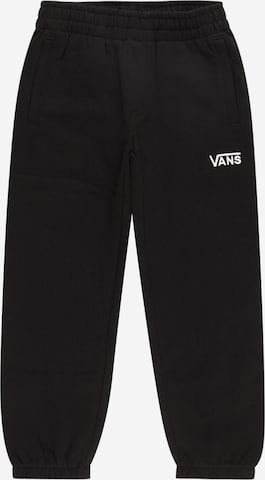 VANS Tapered Trousers in Black: front