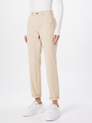 comma casual identity Regular Chino trousers in Beige: front