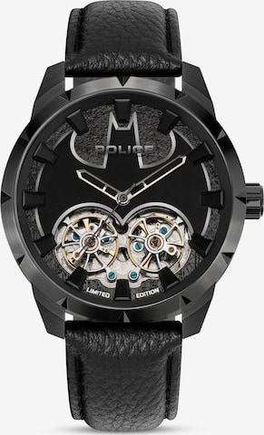 POLICE Analog Watch 'BATMAN' in Black: front