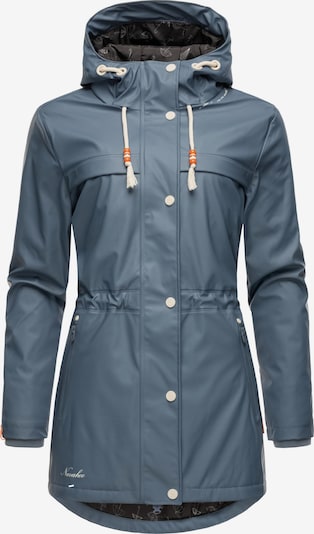 NAVAHOO Prijelazni kaput 'Rainy Forest' u golublje plava / narančasta / bijela, Pregled proizvoda