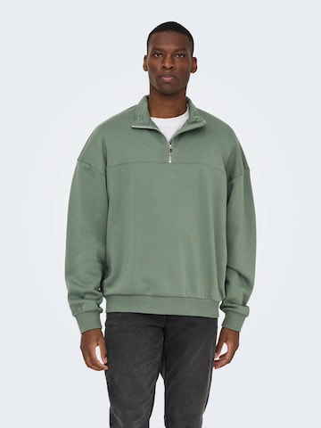 Only & Sons - Sudadera 'ONSCERES' en verde: frente