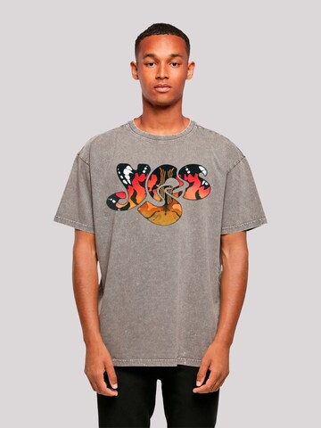T-Shirt 'Yes Ra Logo' F4NT4STIC en gris : devant
