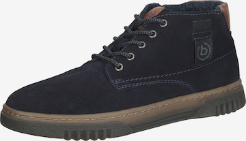 bugatti Lace-up boots 'Ohio' in Blue: front