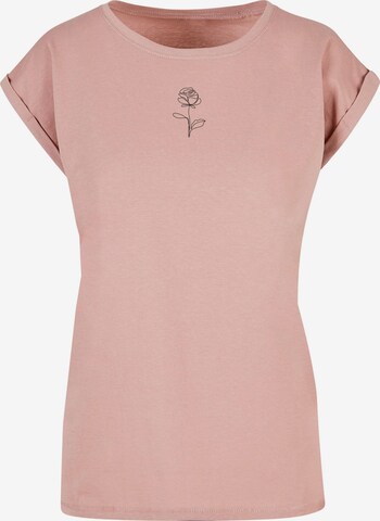 Maglietta 'Spring - Rose' di Merchcode in rosa: frontale