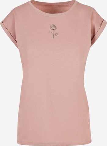 Merchcode Shirt 'Spring - Rose' in Pink: front