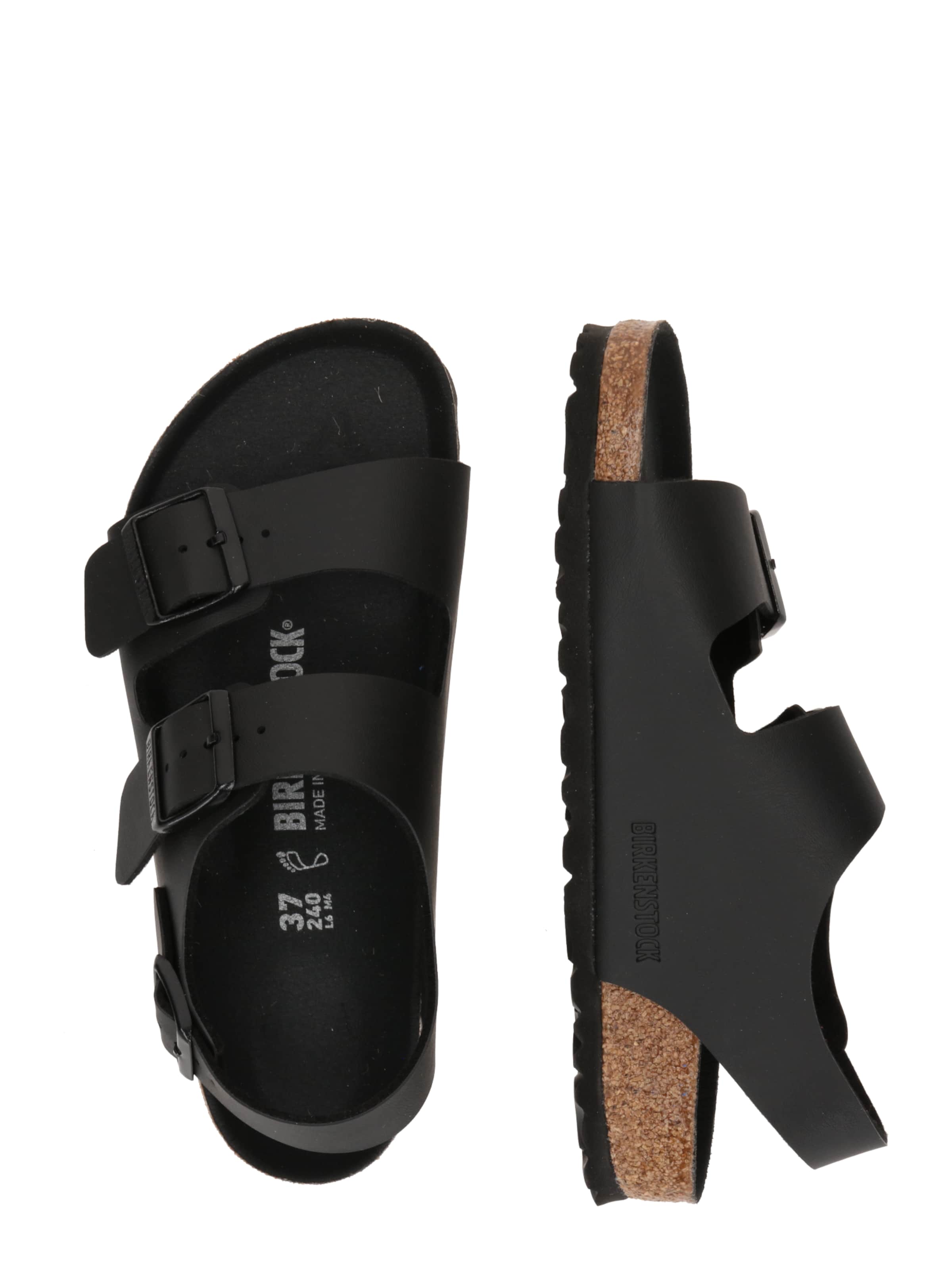 BIRKENSTOCK Сандали 'Milano' в черно