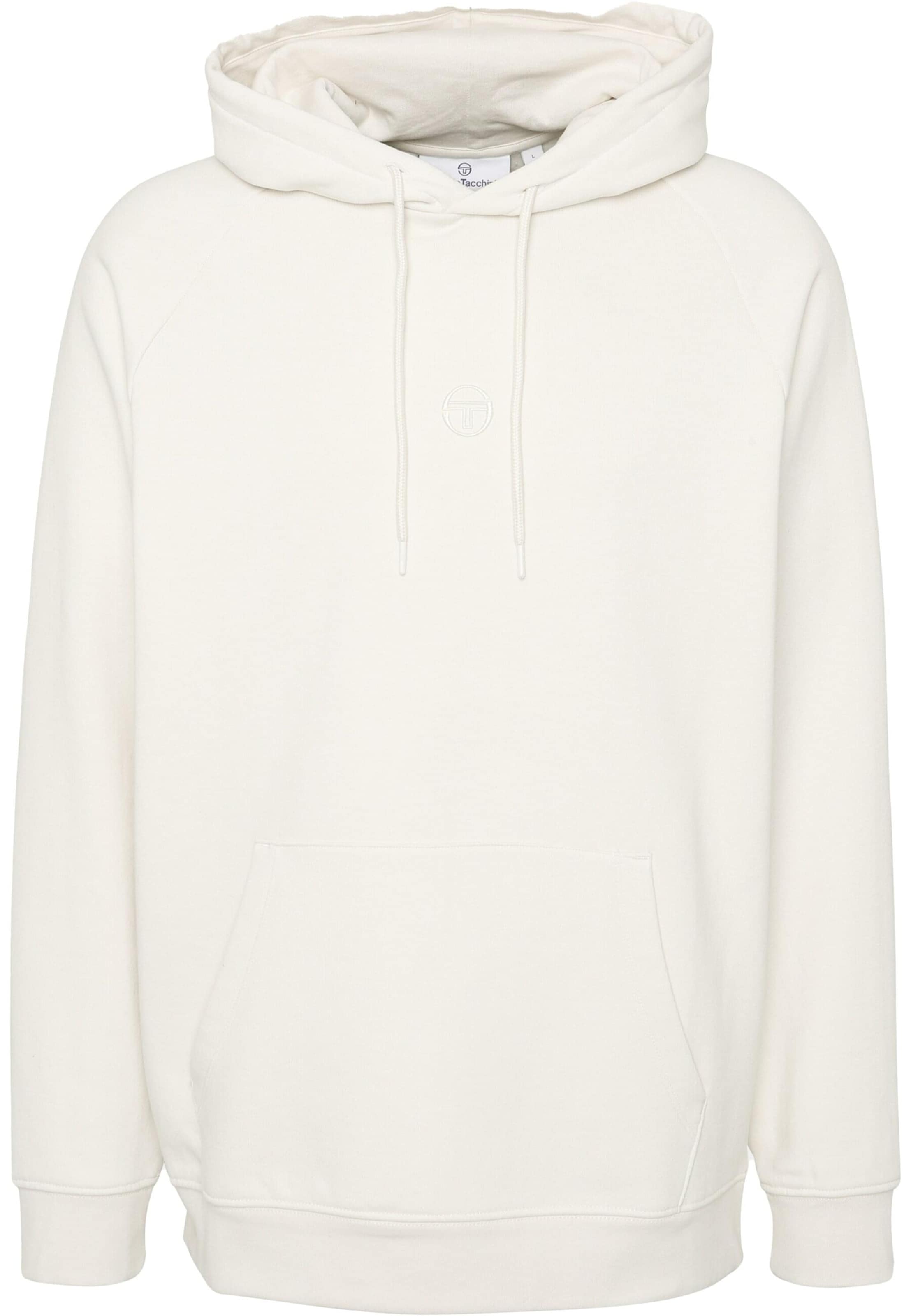 Sergio Tacchini Mikina 'Simba' – bílá: přední strana