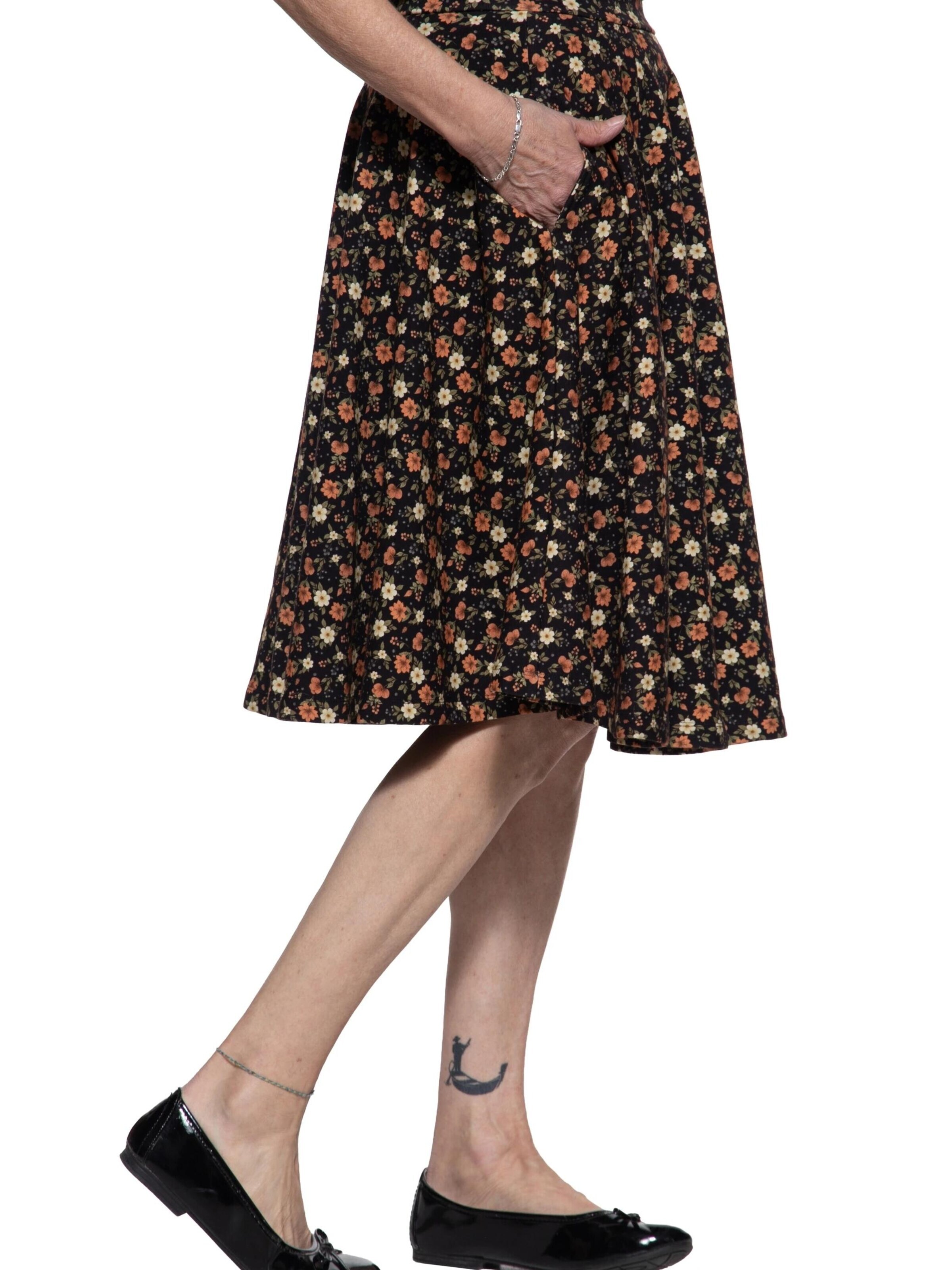 Queen Kerosin Skirt in Brown