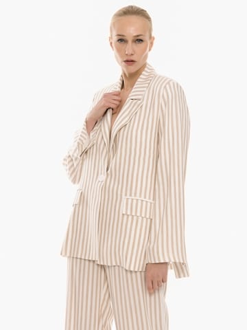 Blazer 'Ring' 4TAILORS en beige : devant