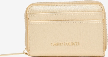 Carlo Colucci Portemonnee 'Delaiti' in Goud: voorkant