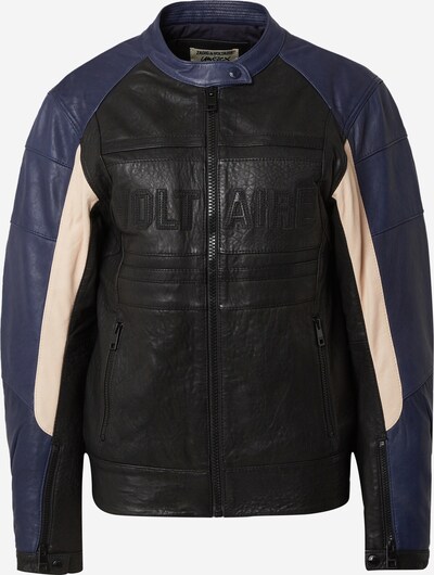 Zadig & Voltaire Přechodná bunda 'LATE CUIR' - krémová / námořnická modř / černá, Produkt