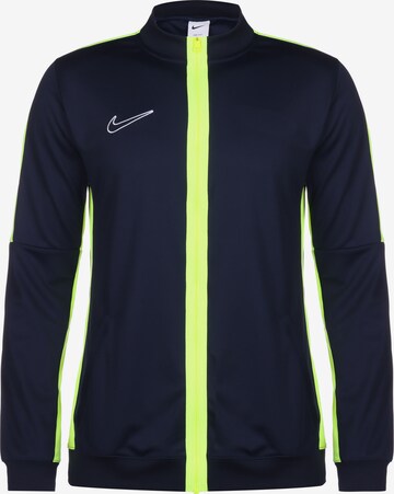 NIKE Athletic Zip-Up Hoodie 'Academy 23' in Blue: front