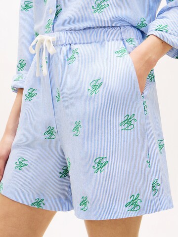 TOMMY HILFIGER Loosefit Shorts in Blau