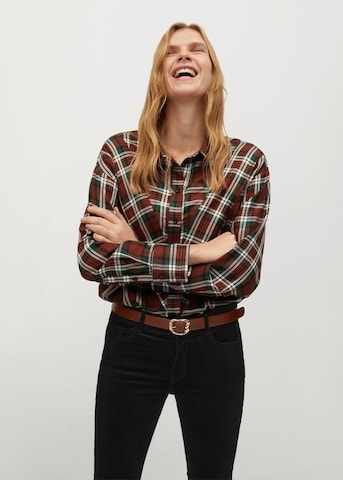 MANGO Blouse 'Becky' in Brown: front