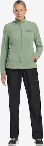 JACK WOLFSKIN Funktionsfleecejacke 'Taunus' in Grün