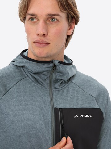 VAUDE Athletic fleece jacket 'Tekoa II' in Grey