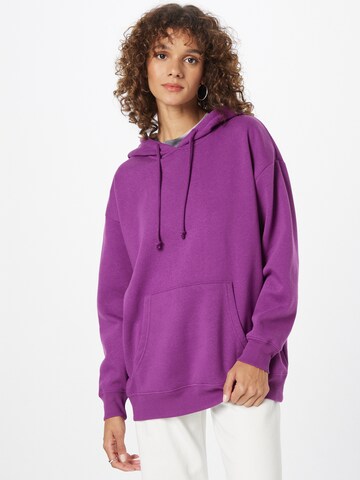 PIECES Sweatshirt 'Chilli' in Purple: front