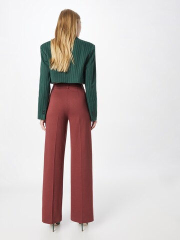 Loosefit Pantalon à plis ESPRIT en marron