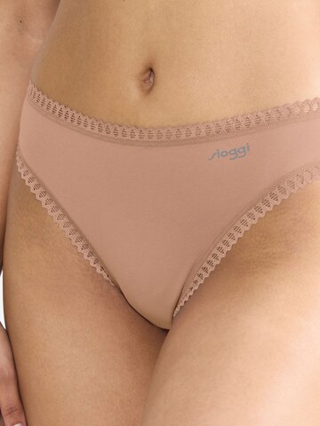 SLOGGI Tai-Slip ' Blue GO Crush ' in Braun