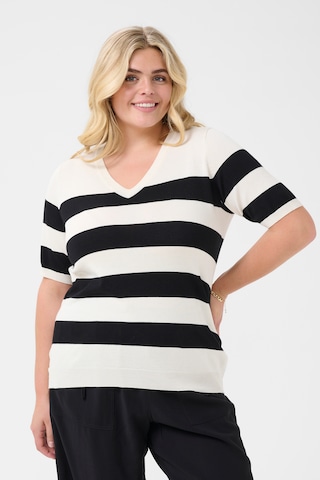 KAFFE CURVE Pullover 'KClizzy' in Beige: Vorderseite