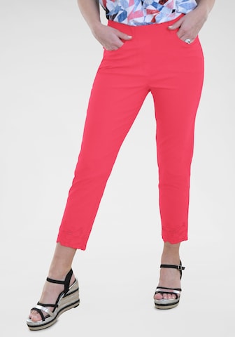 Navigazione Slim fit Pants in Red: front
