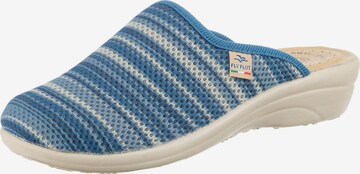 FLY FLOT Slippers in Blue: front