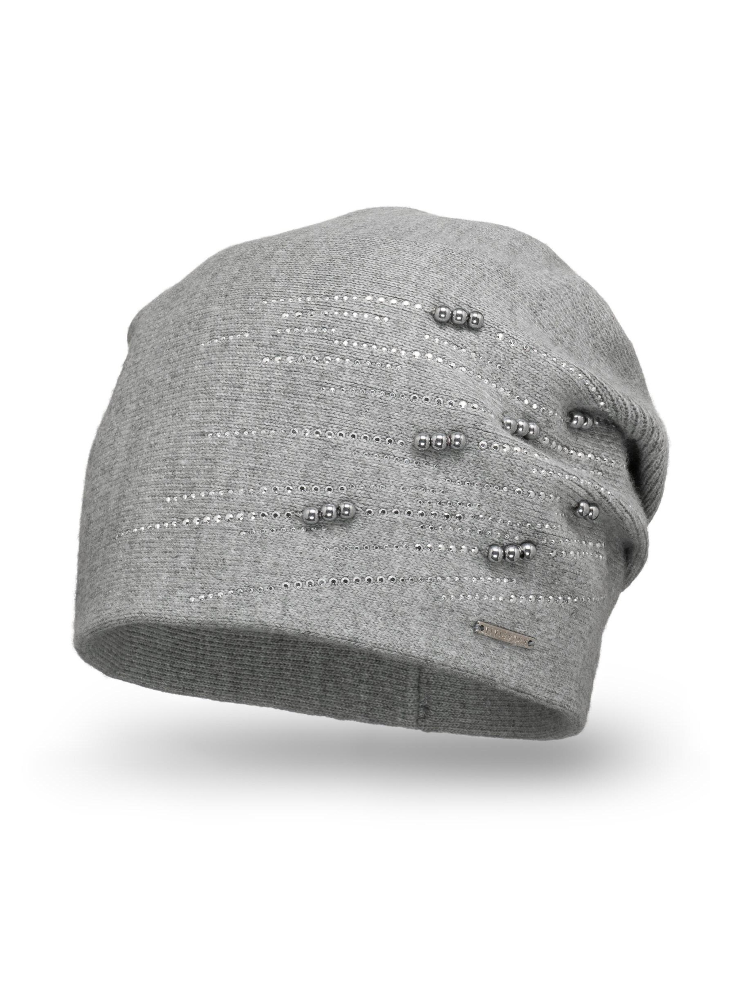 Vivisence Mütze '7012' in Grau: Vorderseite