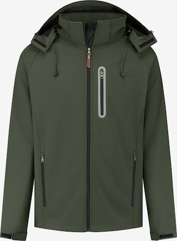 Travelin Winter Jacket ' Tage ' in Green: front