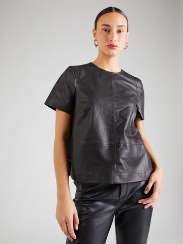 Camicia da donna di Maze in nero: frontale