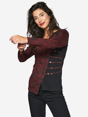 KOROSHI Shirt in Rood: voorkant