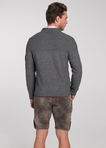 SPIETH & WENSKY Knit Cardigan 'Rogan' in Grey