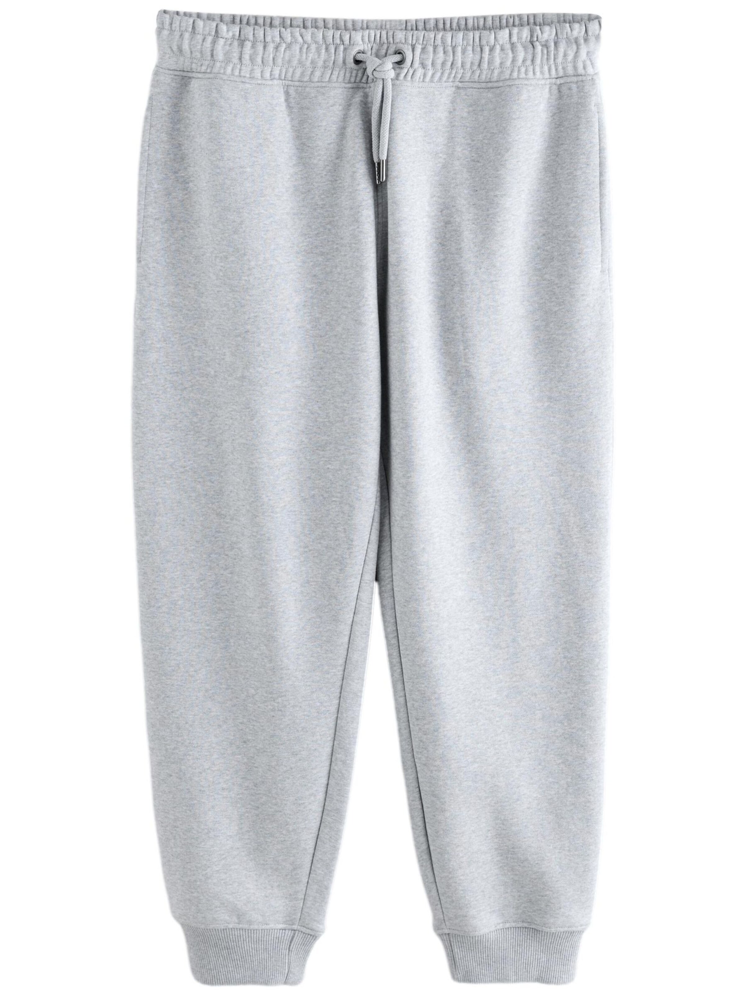 Next Слим фит Панталон в сиво: отпред