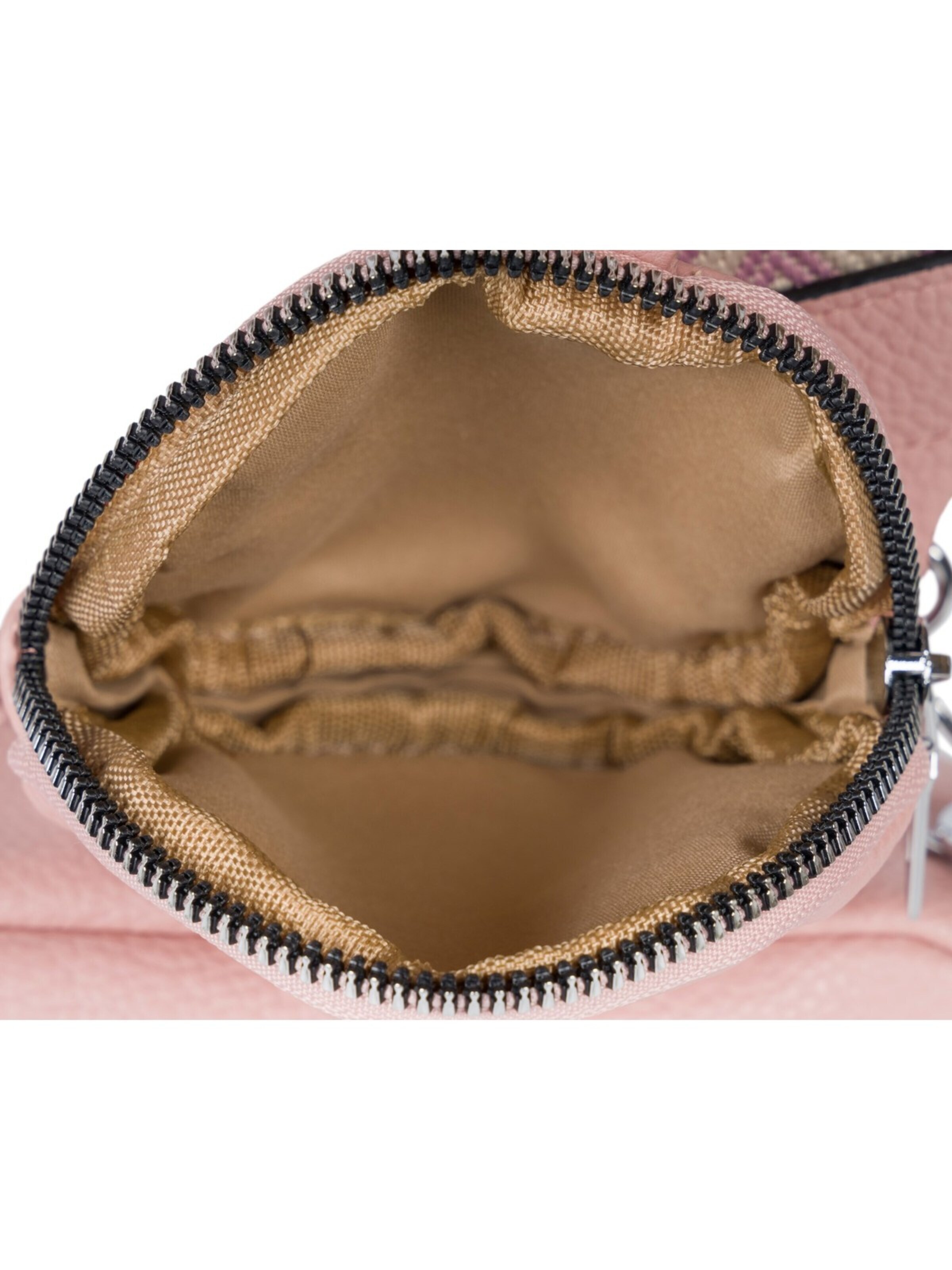 styleBREAKER Crossbody bag '2-Teiliges Set Halbmond Crossbody Bag' in Pink