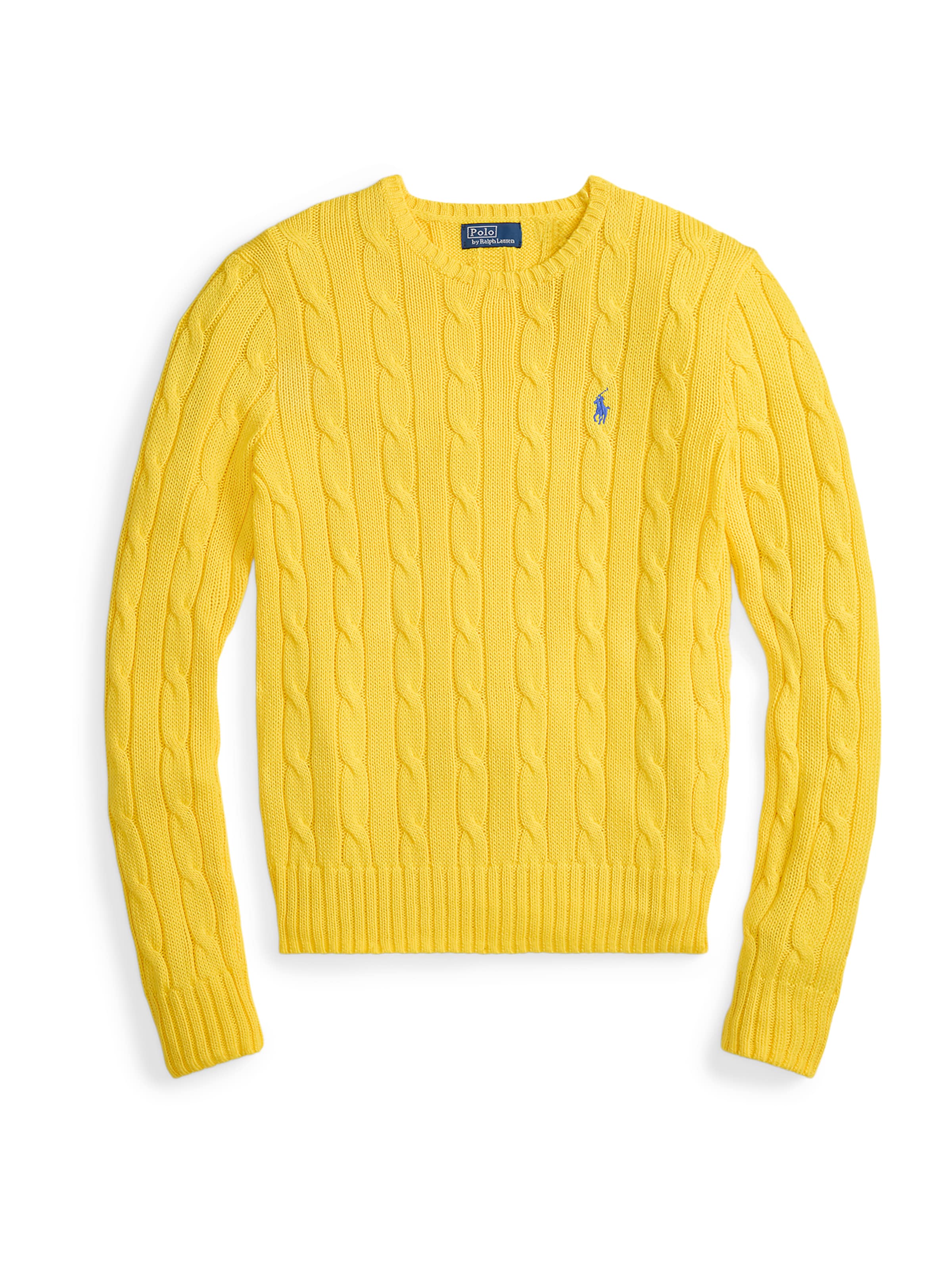 Pull-over Polo Ralph Lauren en jaune : devant