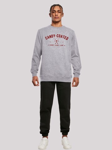 F4NT4STIC Sweatshirt 'Candy Coated Christmas' in Grey