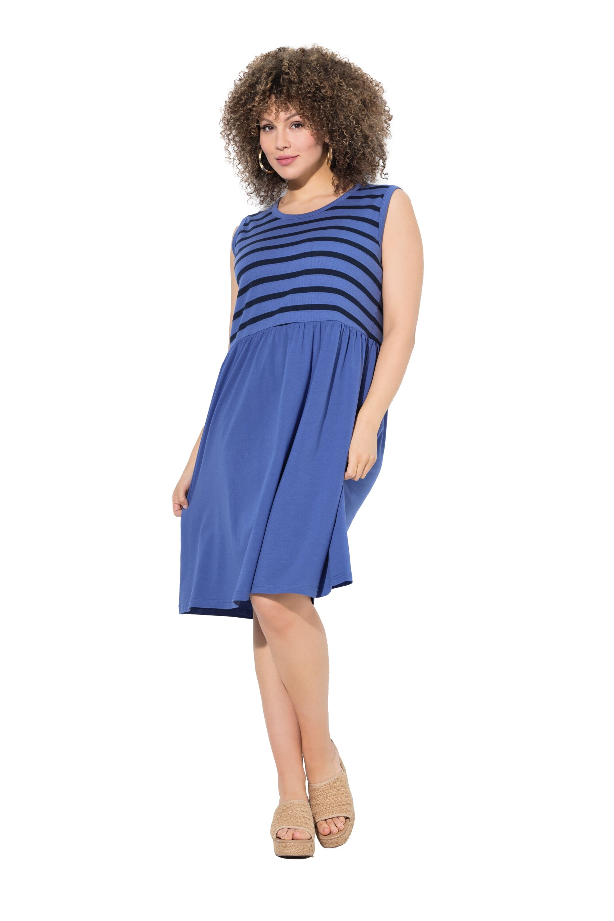 Ulla Popken Kleid in Blau: Vorderseite